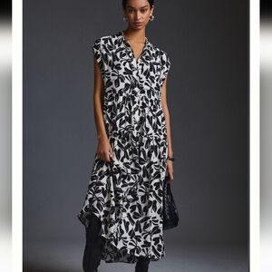 By Anthropologie tiered shirt dress